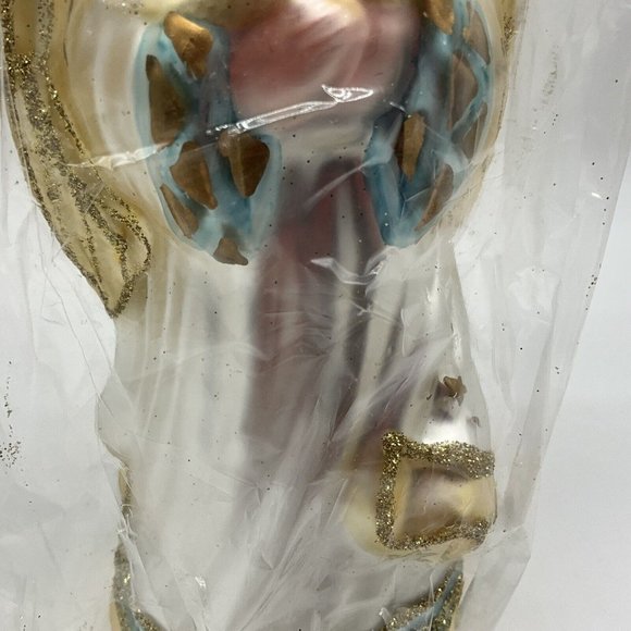 Mercury Glass 9.5 Inch Angel Ornament/Figurine Vintage  Mervyns NOS Collectible - Picture 12 of 15
